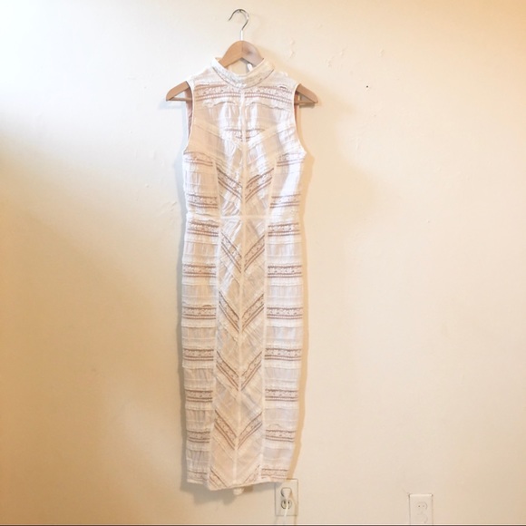 LIKE NEW Cinq A Sept Nile dress, ivory womens size small - Picture 7 of 14